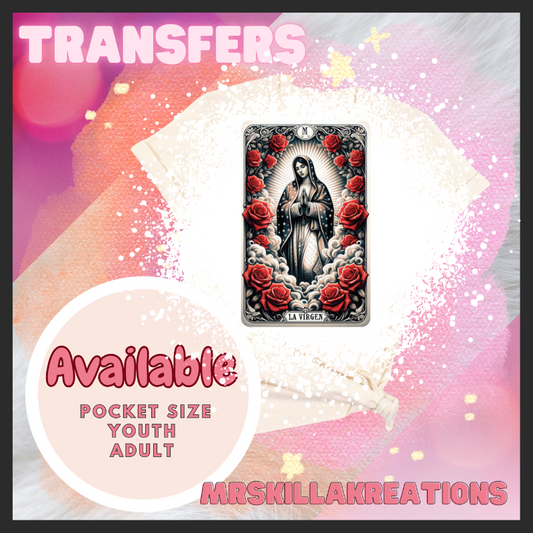 La virgen loteria DTF Transfer