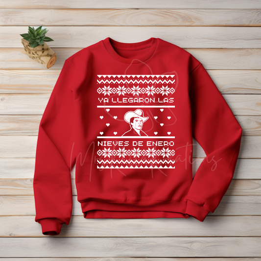 Las Nieves de Enero crewneck sweater