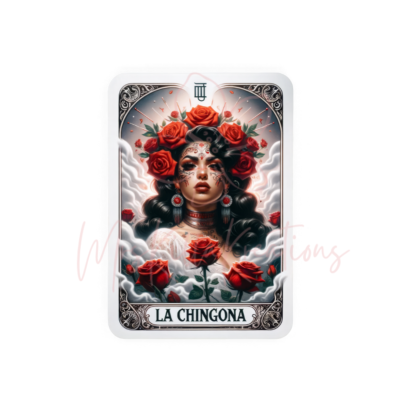 La Chingona tarot card Dtf transfer