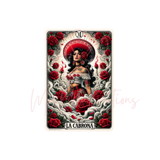 La Cabrona Ranchera tarot card Dtf transfer