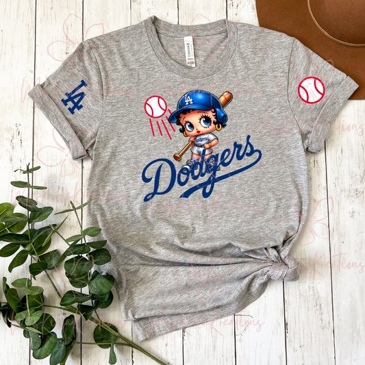 LA Baseball Boop T-shirt