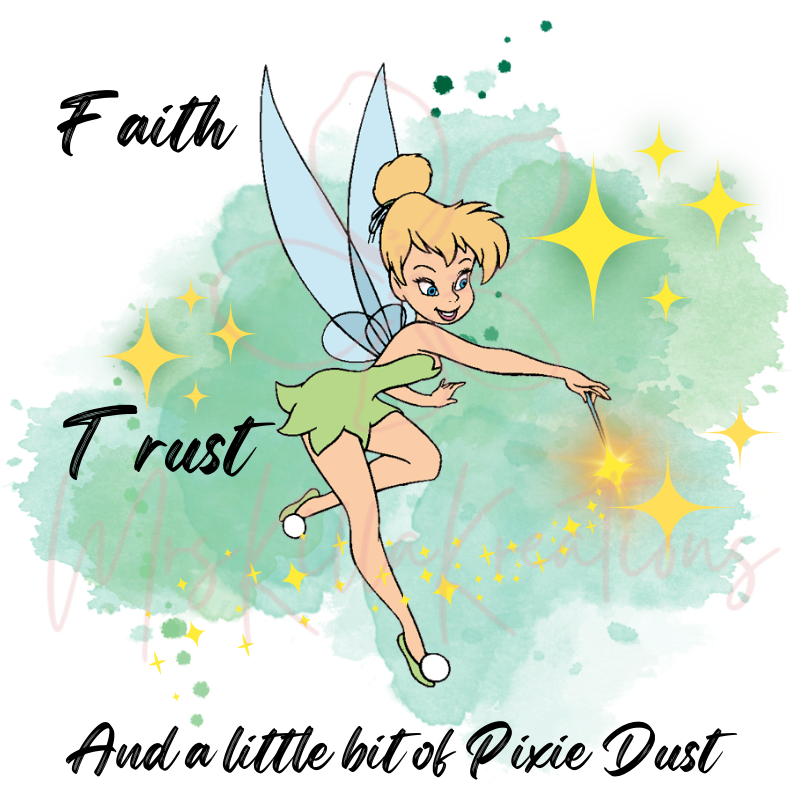 Green Pixie Fairy DTF Transfer