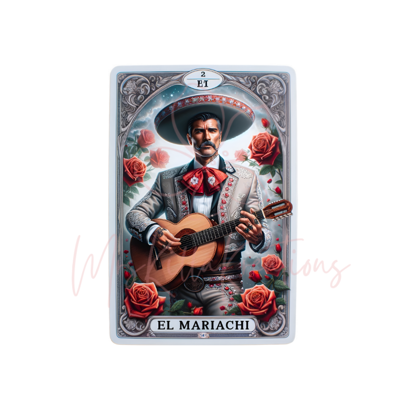 El  Mariachi tarot card Dtf transfer