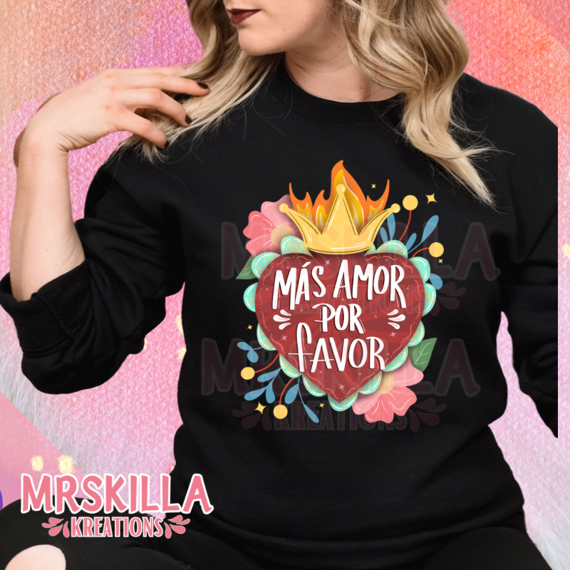 Mas amor Crewneck sweater