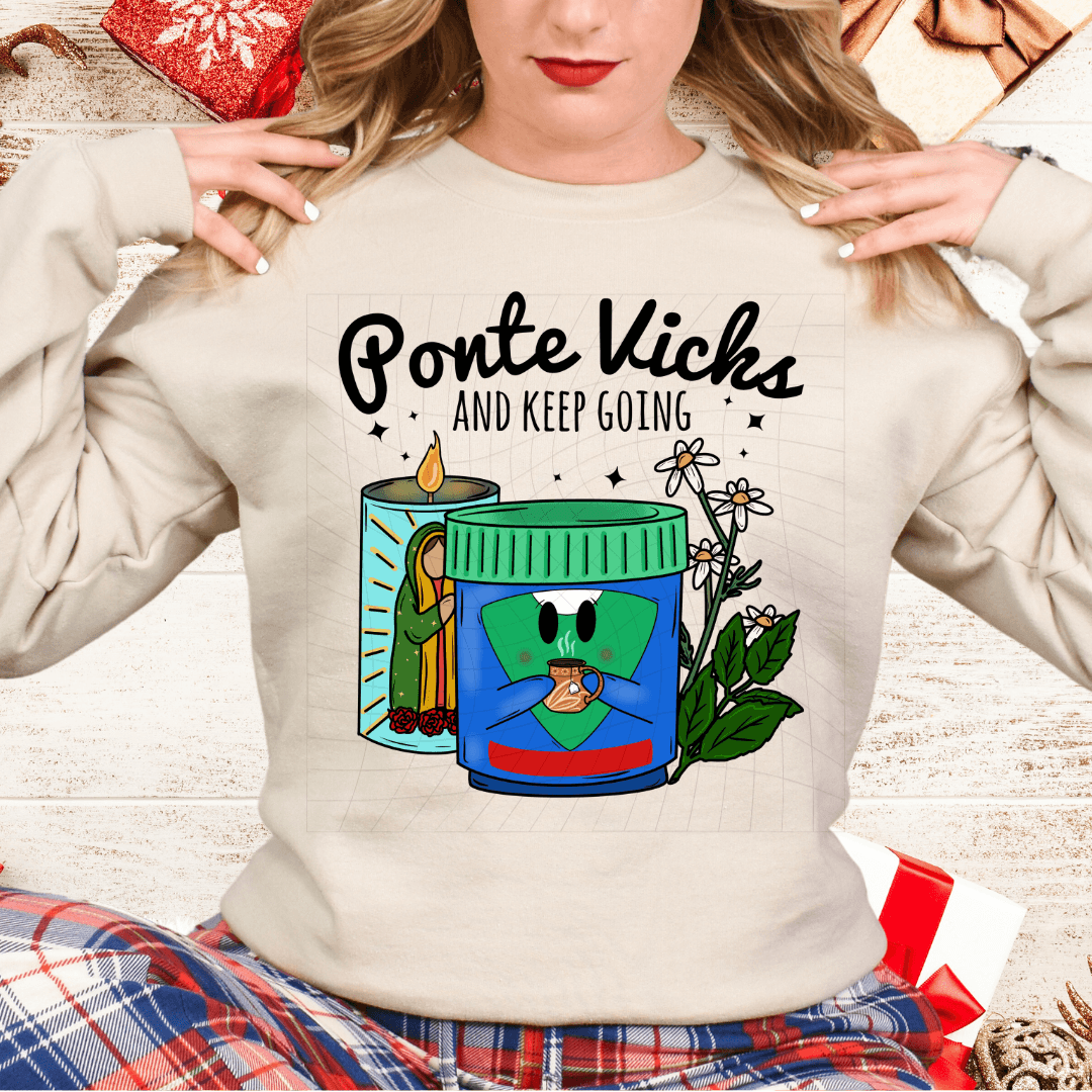 Ponte vicks Crewneck sweater - Mrskillakreations 