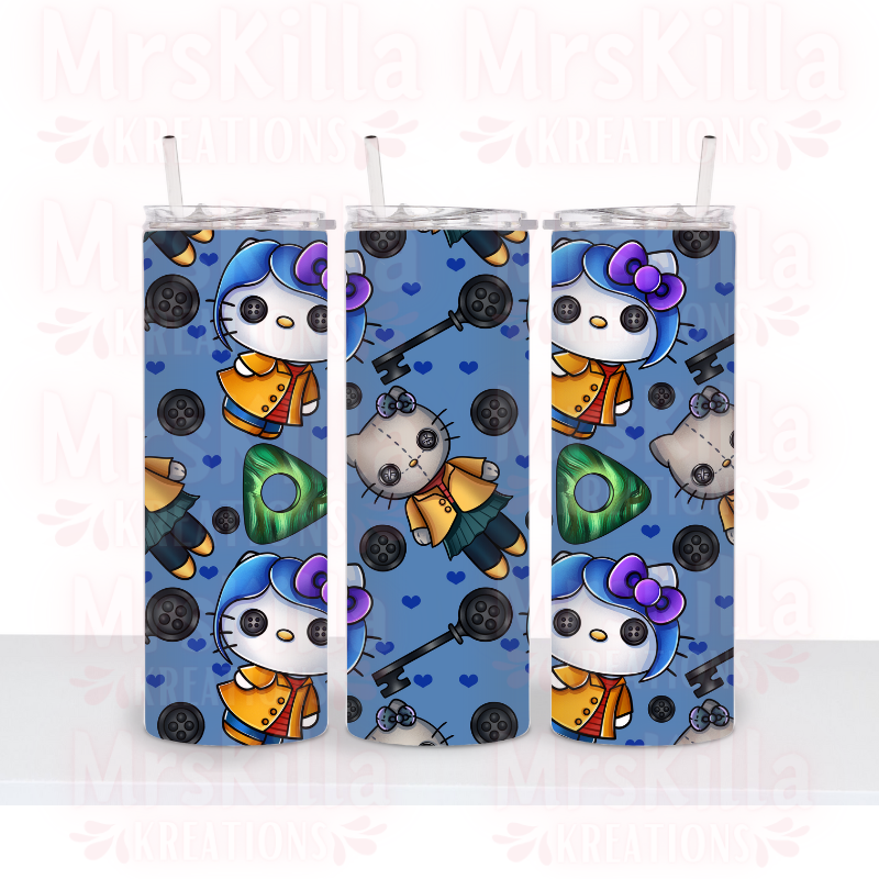 Coraline kitty Tumbler