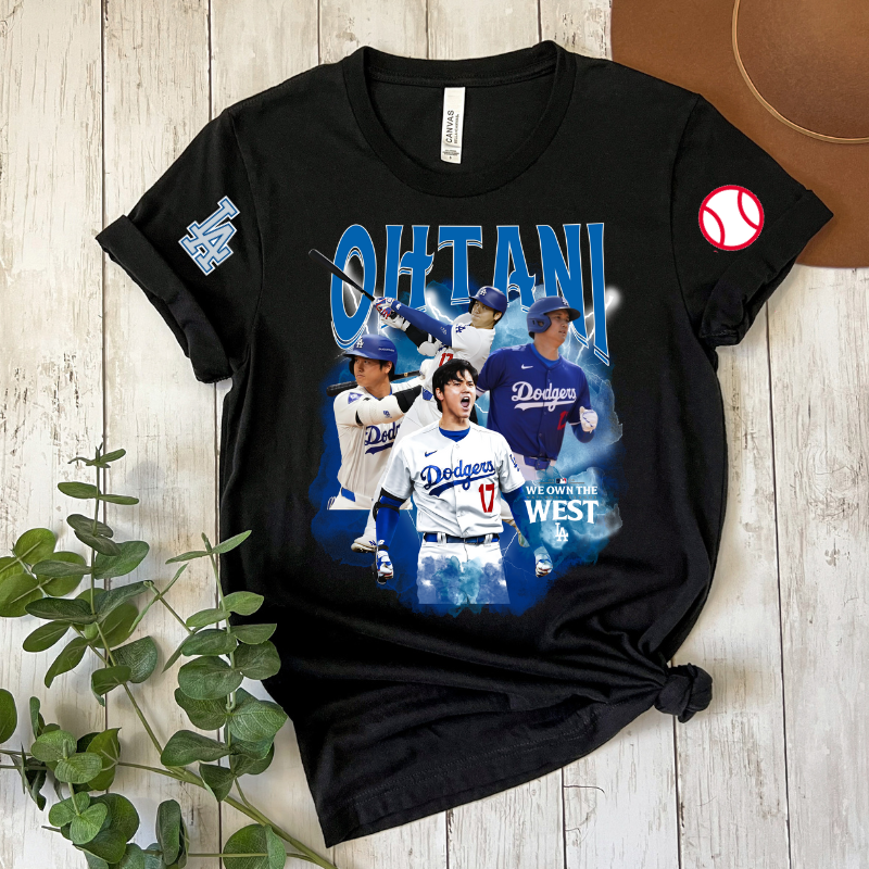 LA Baseball players T-shirt