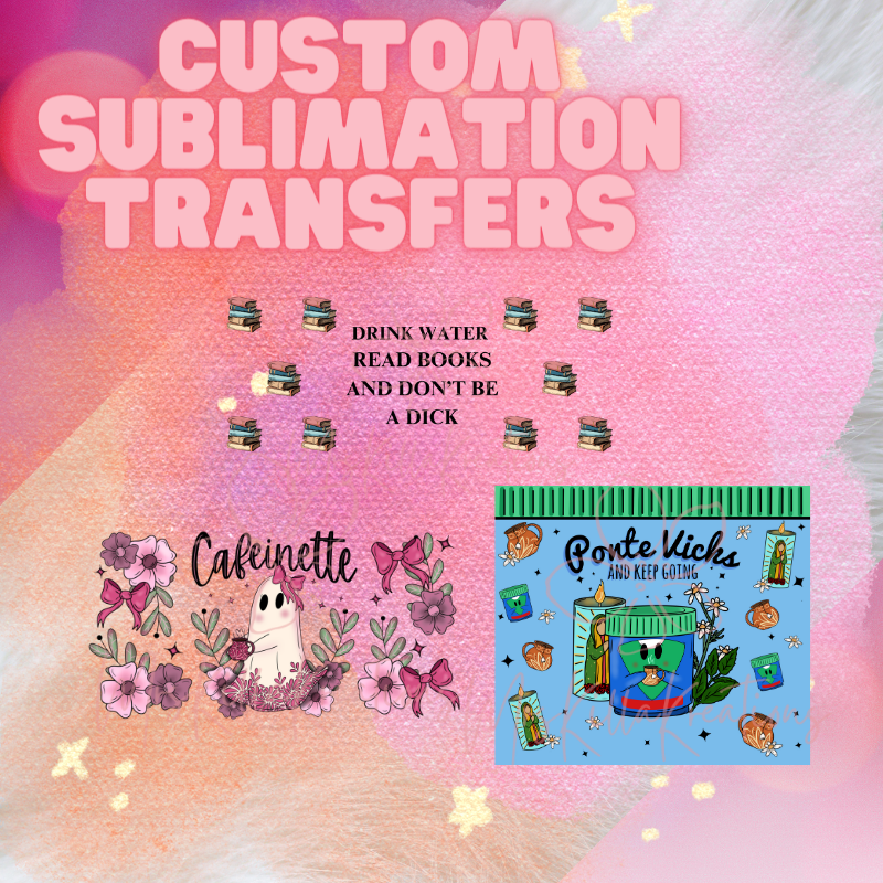 Custom sublimations transfers