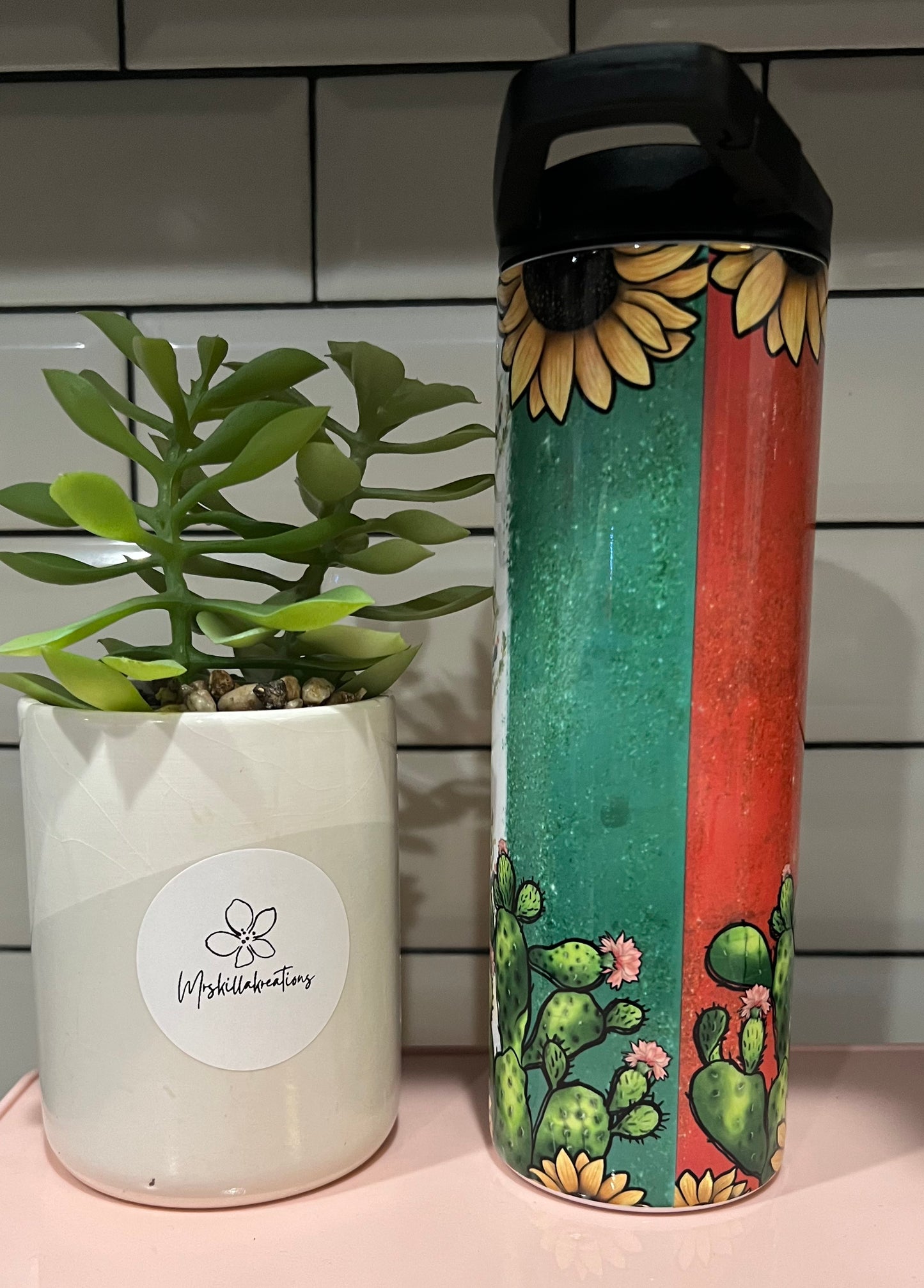 Virgencita de Guadalupe Skinny Tumbler - Mrskillakreations 